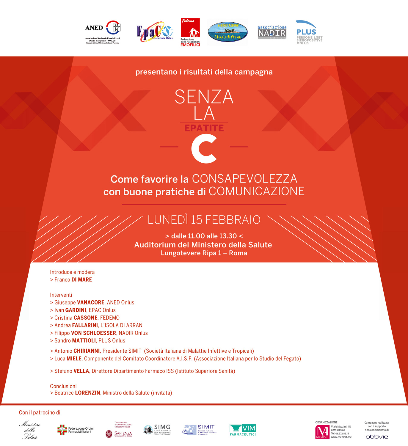 Invito Evento Senza La C